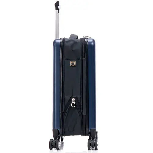 Mala De Viagem Nautika Compacta Bordo 10KG Rodas 360º Azul Escuro - 338001-AZESC