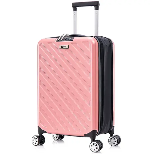 Mala De Viagem Nautika Compacta Bordo 10KG Rodas 360º Rosé - 338001-RX