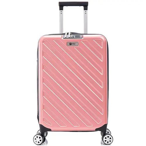 Mala De Viagem Nautika Compacta Bordo 10KG Rodas 360º Rosé - 338001-RX
