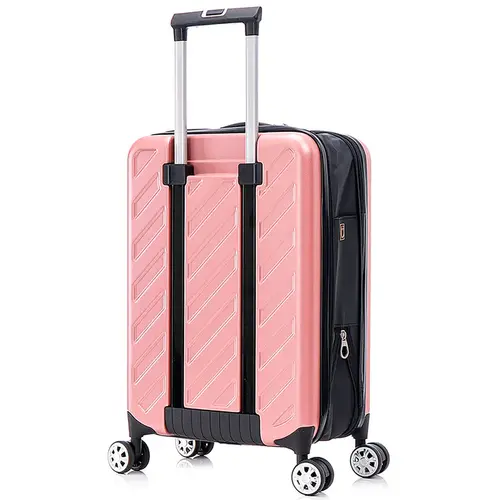 Mala De Viagem Nautika Compacta Bordo 10KG Rodas 360º Rosé - 338001-RX