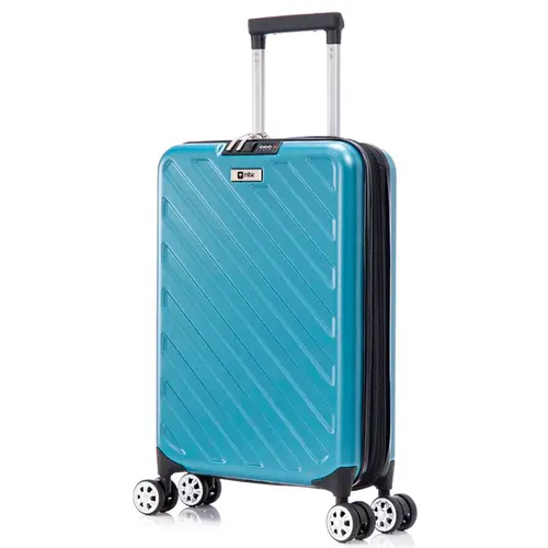 Mala De Viagem Nautika Compacta Bordo 10KG Rodas 360º Azul Claro - 338001-AZCL