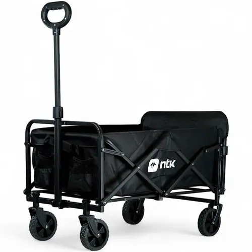 Carrinho De Transporte Dobrável Nautika 60kg Preto - 303202