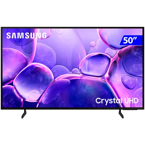 Smart TV Samsung 50'' 4K UHD HDR Crystal Wi-Fi Bluetooth Alexa Apple Airplay - UN50U8600FGXZD
