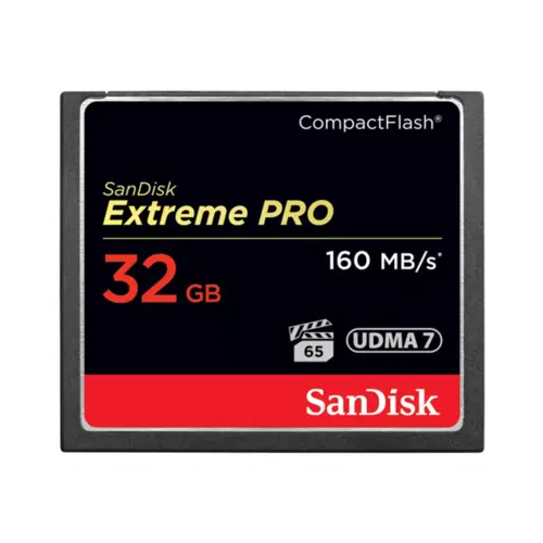 Cartão de Memória Sandisk 32GB Extreme PRO CompactFlash UDMA 7 - SDCFXPS-032G-X46
