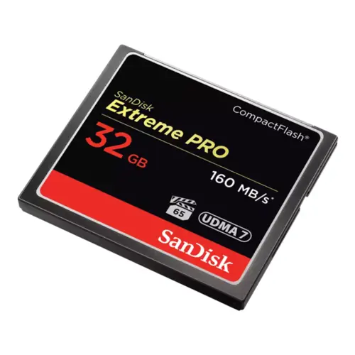 Cartão de Memória Sandisk 32GB Extreme PRO CompactFlash UDMA 7 - SDCFXPS-032G-X46