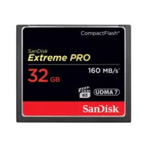 Cartão de Memória Sandisk 32GB Extreme PRO CompactFlash UDMA 7 - SDCFXPS-032G-X46