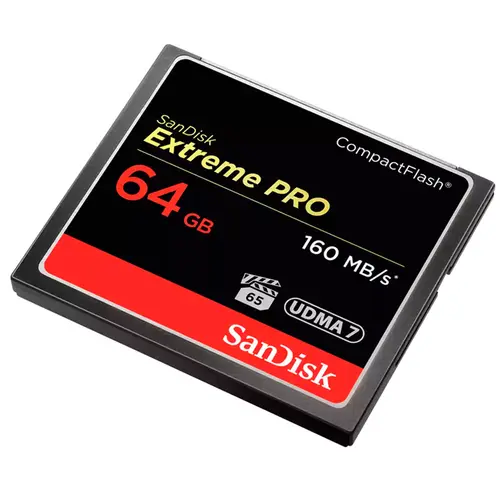 Cartão de Memória Sandisk 64GB Extreme PRO CompactFlash UDMA 7 - SDCFXPS-064G-X46