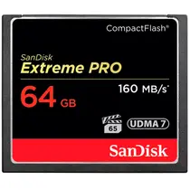 Cartão de Memória Sandisk 64GB Extreme PRO CompactFlash UDMA 7 - SDCFXPS-064G-X46