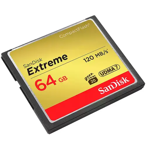 Cartão de Memória Sandisk 64GB Extreme CompactFlash UDMA 7 - SDCFXSB-064G-G46