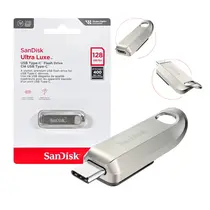 Pendrive Sandisk 128GB Ultra Luxe Tipo-C - SDCZ75-128G-G46