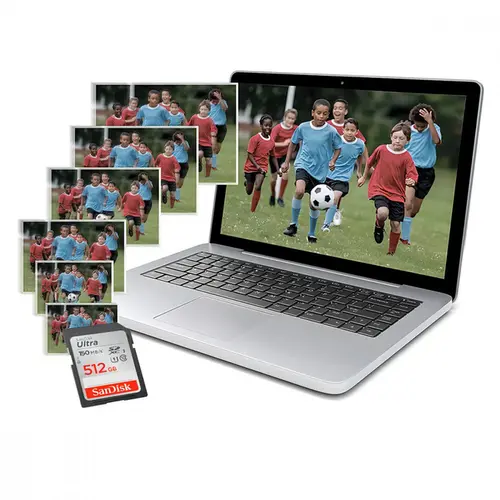 Cartão de Memória SD Sandisk Ultra 512GB UHS-I - SDSDUNC-512G-GN6IN