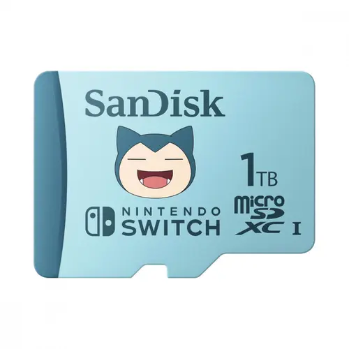 Cartão de Memória MicroSD Sandisk 1TB Pokémon Edition (Snorlax) UHS-I - SDSQXAO-1T00-GN6ZK