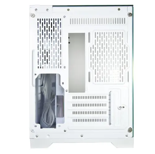 Gabinete Gamer Aquario CG-W3K3 Visão Infinito Branco Micro ATX sem fan CGW3D3RH002CB0X