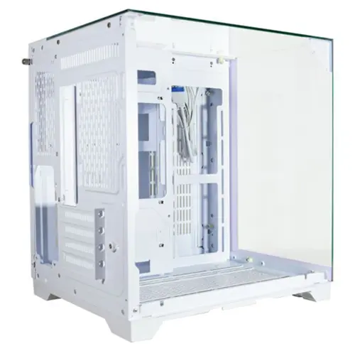 Gabinete Gamer Aquario CG-W3K3 Visão Infinito Branco Micro ATX sem fan CGW3D3RH002CB0X