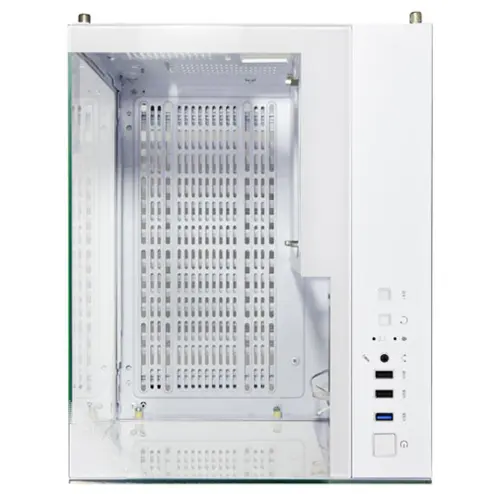 Gabinete Gamer Aquario CG-W3K3 Visão Infinito Branco Micro ATX sem fan CGW3D3RH002CB0X