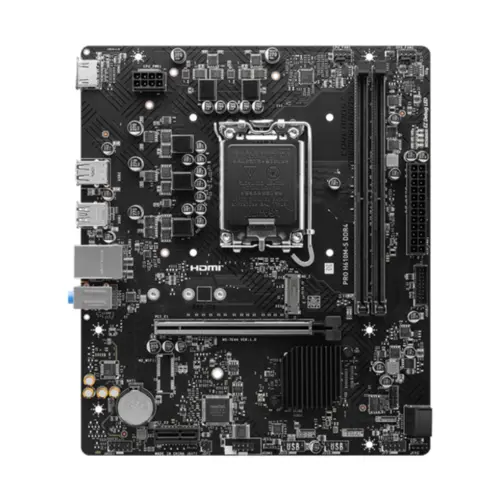 Placa Mãe MSI para Intel H610M S Pro 2xDDR4 mATX LGA 1700 - PRO H610M-S