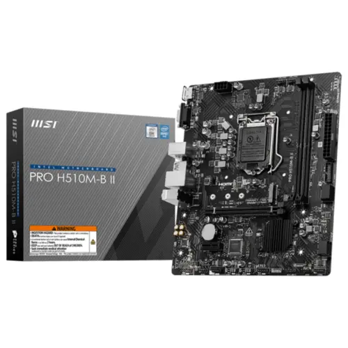 Placa Mãe MSI Intel PRO H510M-B II mATX H470 LGA 1200 DDR4 - 911-7EO5-014