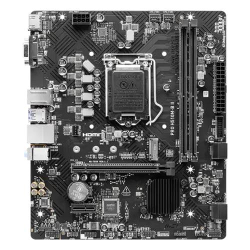 Placa Mãe MSI Intel PRO H510M-B II mATX H470 LGA 1200 DDR4 - 911-7EO5-014
