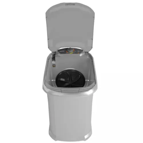 Máquina de Lavar Roupa Colormaq Ecomax Semi-Automatica Tanquinho Prata 127V 6kg - LCT 6