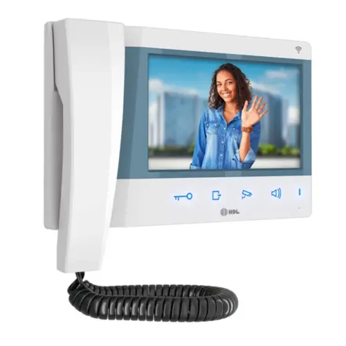 Vídeo porteiro Eletrônico HDL Tela 7'' Wifi Bivolt Branco - 90.02.11.003