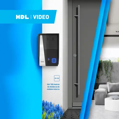 Vídeo porteiro Eletrônico HDL Tela 7'' Wifi Bivolt Branco - 90.02.11.003