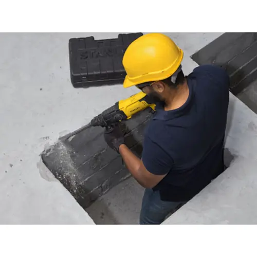 Martelete Perfurador Rompedor Stanley SDS-PLUS 800W 3 Funções 3,4J 127V Velocidade Variável Profissional - SHR263K-BR