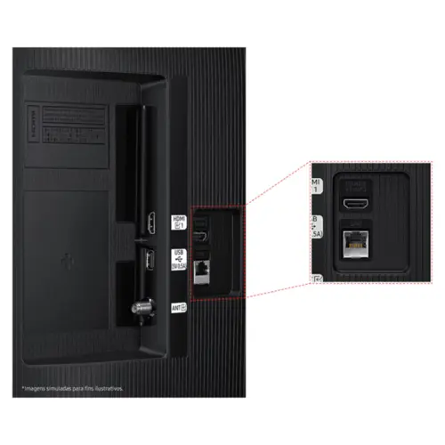 Smart TV Samsung 43'' FHD HDR HDMI Wi-Fi Bluetooth USB Bixby Alexa - LS43F6000FGXZD