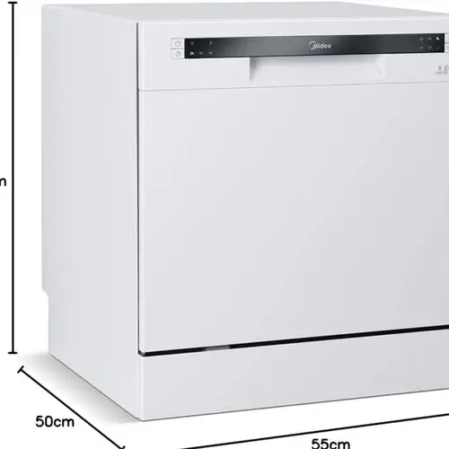 Lava-louças Midea 8 serviços 220V Branco - DWA08B2