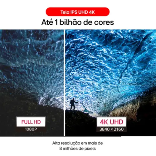 Monitor LG UltraFine 27US500-W Tela IPS 4K UHD 27'', HDR10, DCI-P3 90% branco