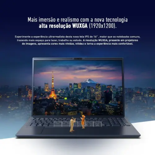 Notebook Vaio FE16 16'' WUXGA I5-1334U 16GB 512GB SSD Linux Debian 12 Cinza - VJFE62F11X-B0311H