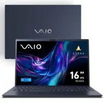 Notebook Vaio FE16 16'' WUXGA I5-1334U 16GB 512GB SSD Linux Debian 12 Cinza - VJFE62F11X-B0311H