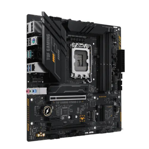 Placa Mãe Asus TUF Gaming B760M-E D4, Intel, M-ATX, DDR4, Preto - 90MB1E90-M0EAY0