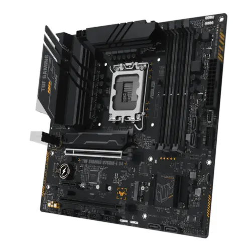 Placa Mãe Asus TUF Gaming B760M-E D4, Intel, M-ATX, DDR4, Preto - 90MB1E90-M0EAY0