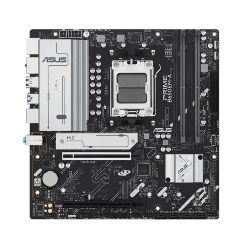 Placa Mãe Asus Prime B650EM-A, Chipset B650, AMD AM5, mATX, DDR5