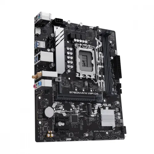 Placa Mãe Asus B760M-AYW WIFI D4, Chipset B760, Intel LGA 1700, mATX, DDR4 - 90MB1EA0-M1EAY0