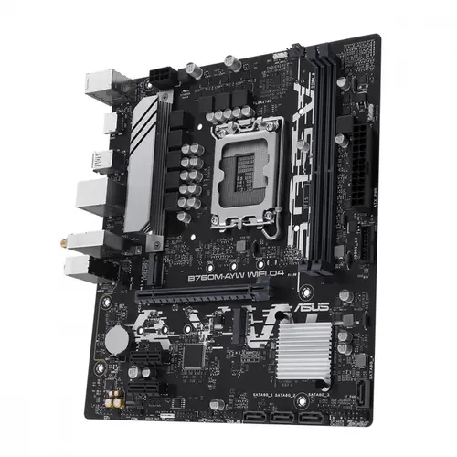 Placa Mãe Asus B760M-AYW WIFI D4, Chipset B760, Intel LGA 1700, mATX, DDR4 - 90MB1EA0-M1EAY0