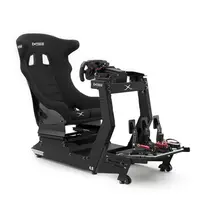 Cockpit 4.0 Horizontal Branco C/ Ajustes Extreme Simracing - Banco P1 Preto