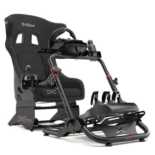 Suporte Para Volantes SGT Ajustável e Rebatível Extreme Simracing - Preto - 2010201040007