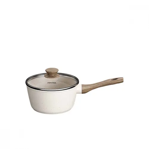 Jogo de Panelas Com 8 Peças Mimo Style Cook Marmol Vitrocerâmico Indução - 10216