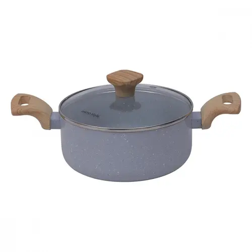 Jogo de Panelas Com 5 Peças Mimo Style Pratic Cook Vitrocerâmico Indução Grafite - 10742