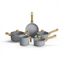 Jogo de Panelas Com 5 Peças Mimo Style Pratic Cook Vitrocerâmico Indução Grafite - 10742
