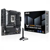 Placa Mãe Asus TUF Gaming B860M-PLUS WIFI, Chipset B860, Intel LGA 1851, mATX, DDR5 - 90MB1JV0-M0EAY0