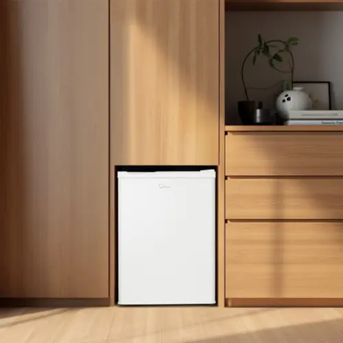 Frigobar Midea 124L Inverter Degelo Manual Prateleira Vidro Bivolt Flexi Branco - MDRD181FGD013