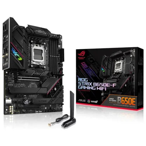 Placa Mãe Asus Rog Strix B650E-F Gaming WiFi, AMD, ATX, DDR5, RGB, WiFi, Bluetooth, Preto - 90MB1BQ0-M0EAY1