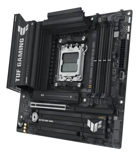 Placa Mãe Asus TUF Gaming B850M-PLUS WIFI, Chipset B850, AMD AM5, mATX, DDR5 - 90MB1IY0-M0EAY0