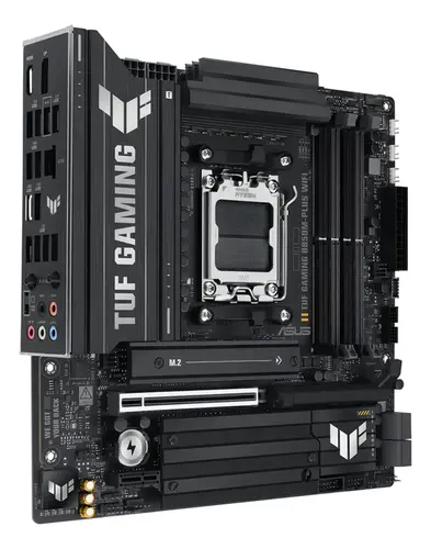 Placa Mãe Asus TUF Gaming B850M-PLUS WIFI, Chipset B850, AMD AM5, mATX, DDR5 - 90MB1IY0-M0EAY0