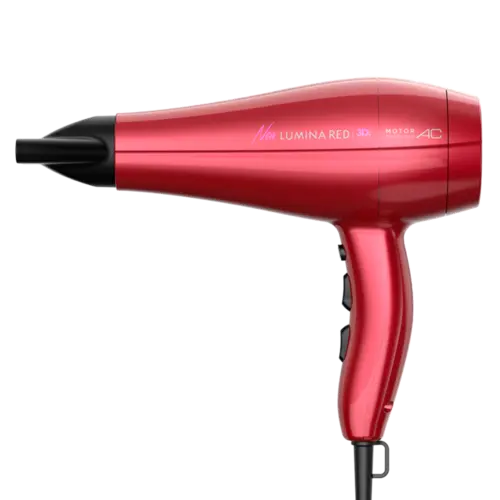 Secador de Cabelos Ga.ma Italy New Lumina Red 3D 127V - BECHD0000002470