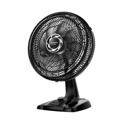 Ventilador de Mesa 40cm Turbo, Mondial, Preto/Prata, 140W, 220V - NVT-40-8P-B