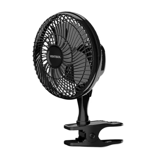 Ventilador de Mesa Ventisol Mini 20cm 18W 127V Black - 19133
