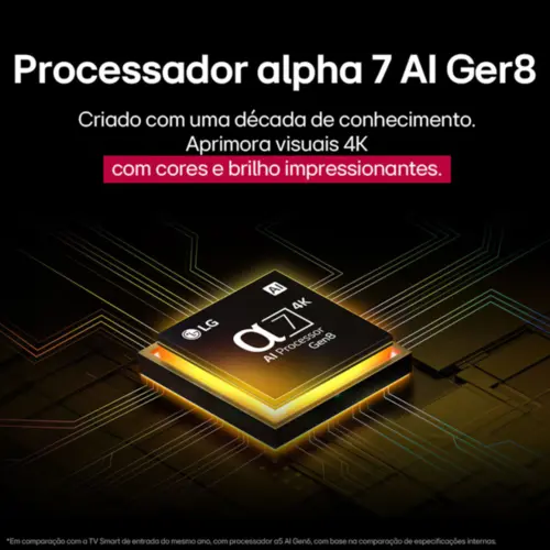 Smart TV LG 50'' UA75 4K UHD, WiFi, Bluetooth, Controle Remoto, WebOS - 50UA7500PSA